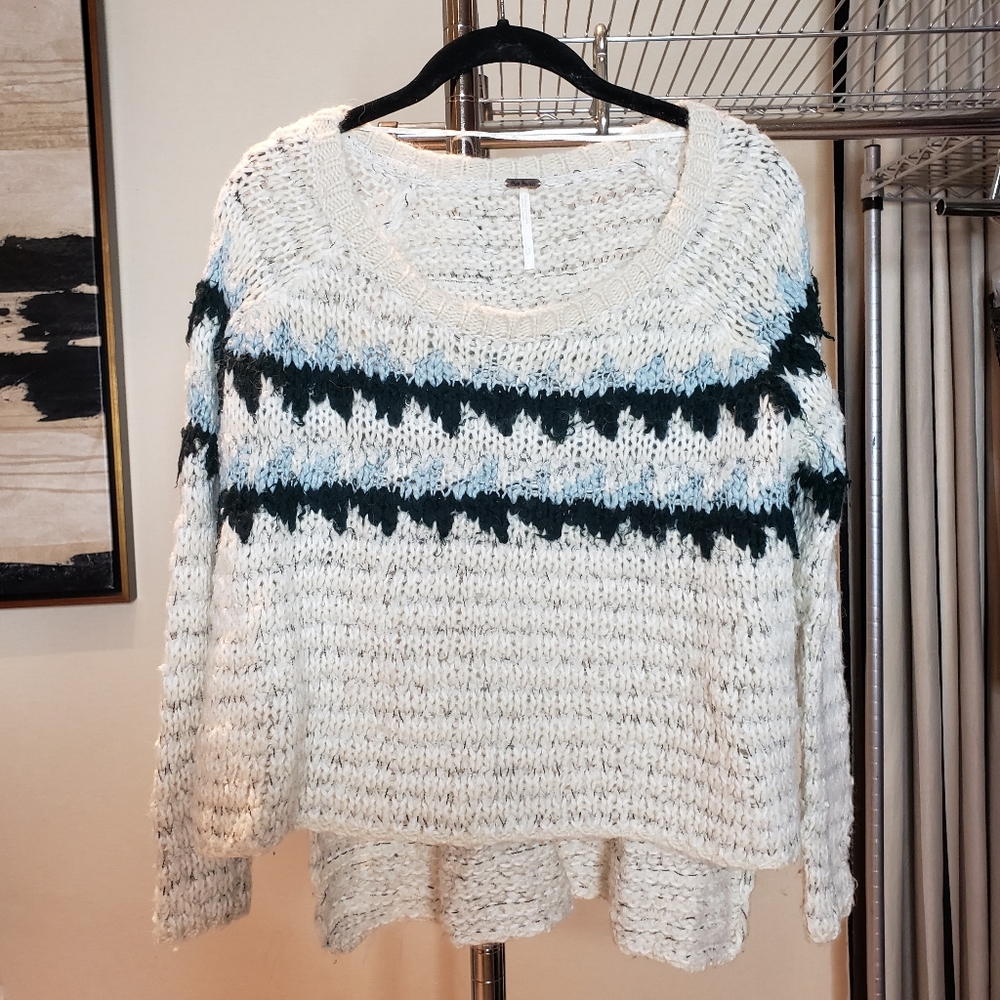Free People Chunky Knit Winter Sweater XS